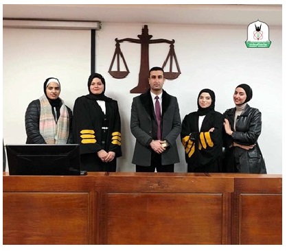 تأهل فريق "قانون اليرموك" إلى مسابقة المحكمة الصورية العربية بالكويت- أسماء